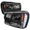 Spec-D Tuning 02-09 Chevrolet Trailblazer Projector Headlight Black Housing 2LHP-TBLZ02JM-V2-RS - alternate 1